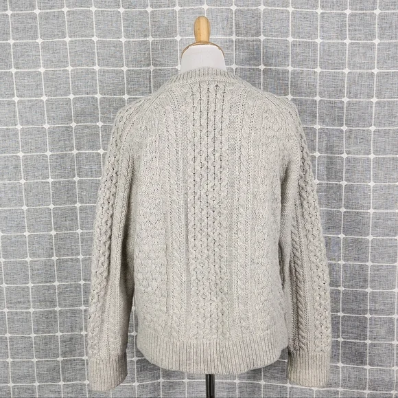 J. Crew Popcorn cable-knit sweater - Picture 5 of 7